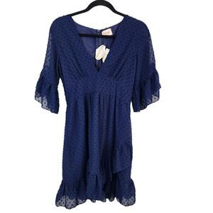 Showpo Know What You Want Dress Navy Blue US Size 6
